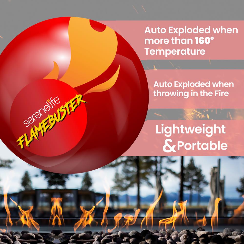 Fire Ball Extinguisher - Automatic Fire Suppression Ball for Home, Kitchen, Car & Office Safety - Reusable Fire Extinguishing Device for Emergency Protection
