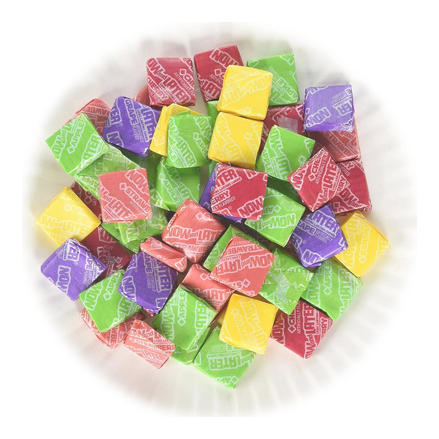 Ferrara Now and Later Original Mix Candy Tub | 60oz Bulk Candy for Parties, Halloween, Office Snacks & Movie Nights