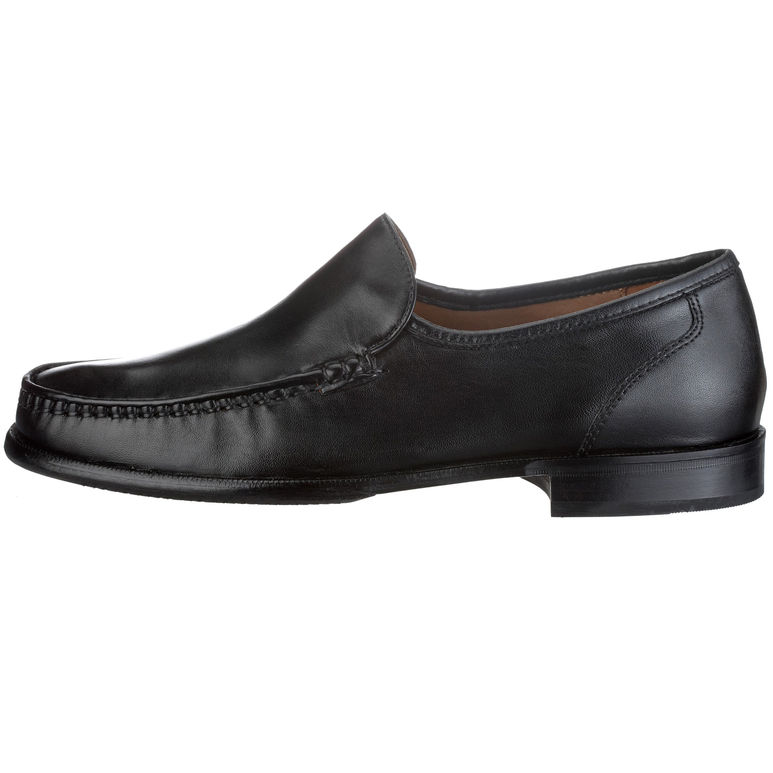 Sioux Men's Genuine Leather Moccasins - Soft Sole Comfortable Slip-On Shoes for Indoor/Outdoor Wear - Perfect for Casual, Lounge & Home Use