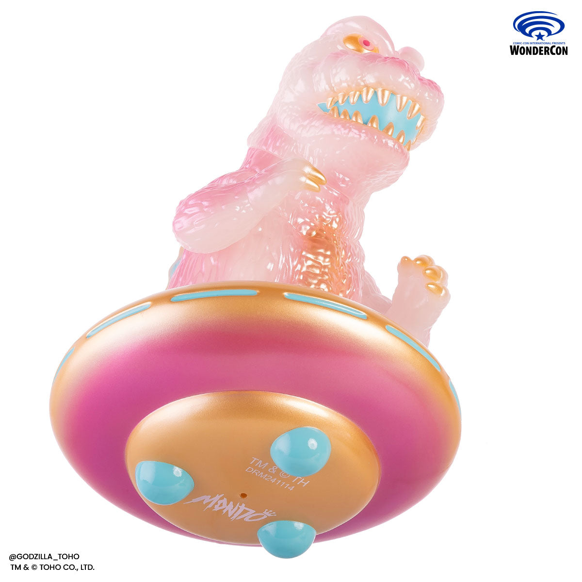 Godzilla UFO Soft Vinyl Figure - Cherry Blossom Limited Edition Collectible Toy for Anime Fans | Perfect for Display, Gifts & Pop Culture Collections