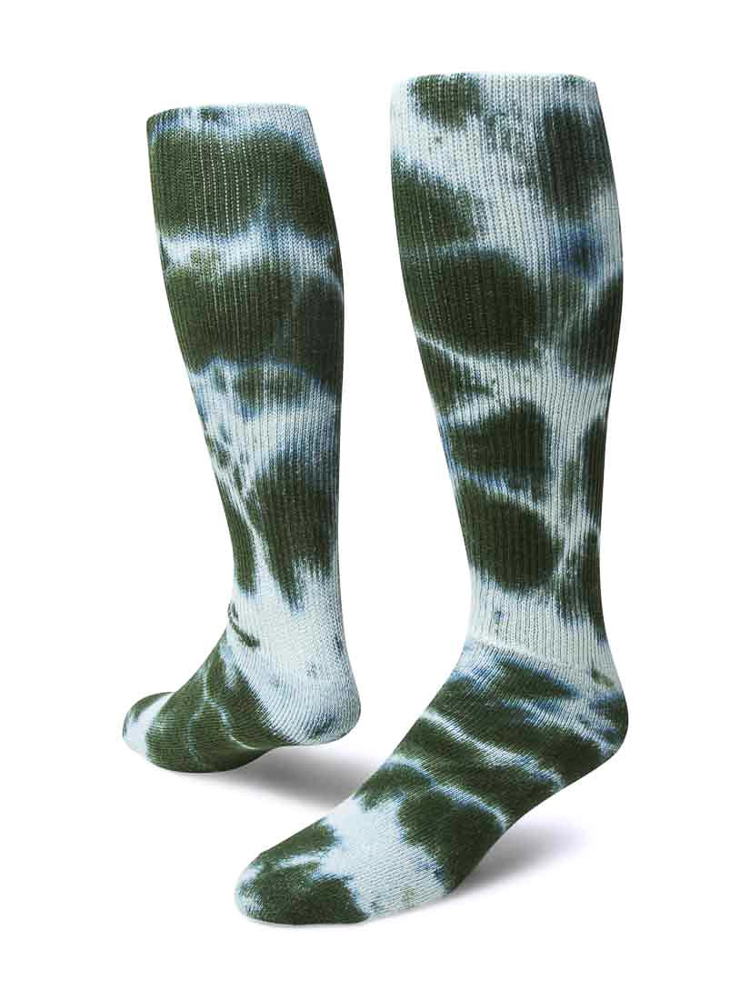 Red Lion Tie-Dye Socks - Funky Colorful Crew Socks for Men & Women - Perfect for Yoga, Running, and Casual Wear