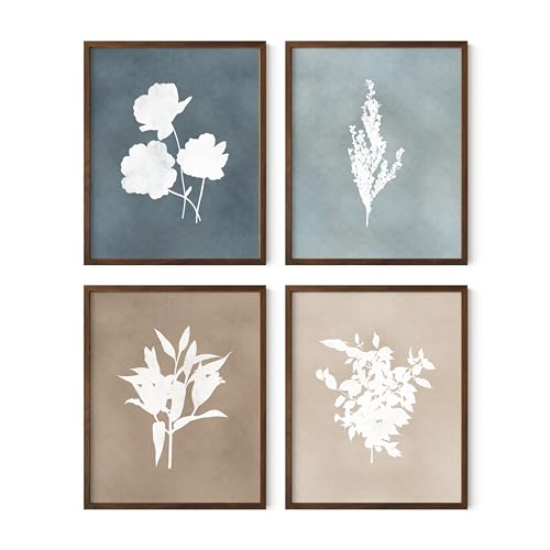 Colored Antique Flowers