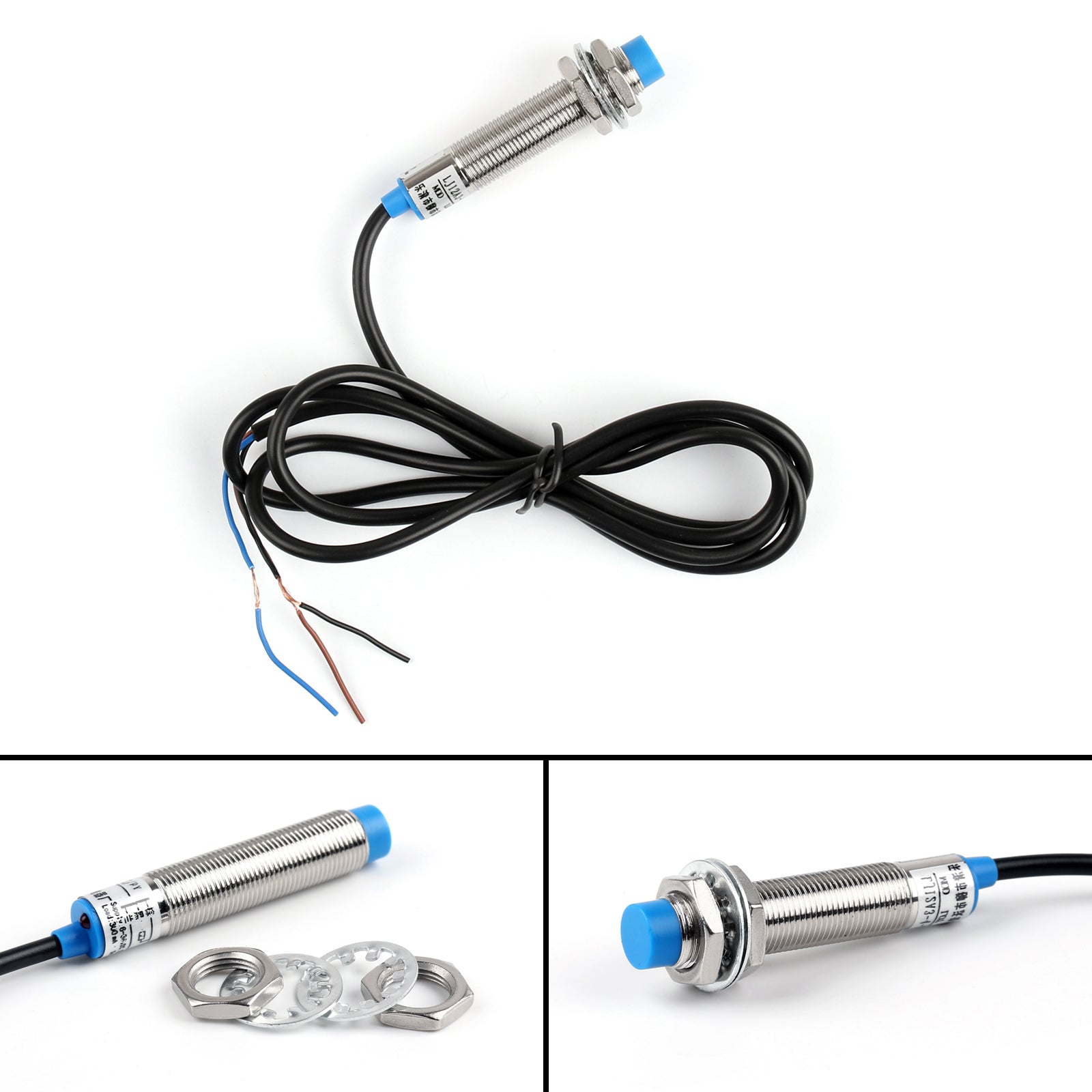 10Pcs LJ12A3-4-Z/BX NPN Inductive Proximity Sensor Switch, DC 6-36V, 4mm Detection Range - Perfect for CNC Machines, Automation Equipment & Industrial Control Systems