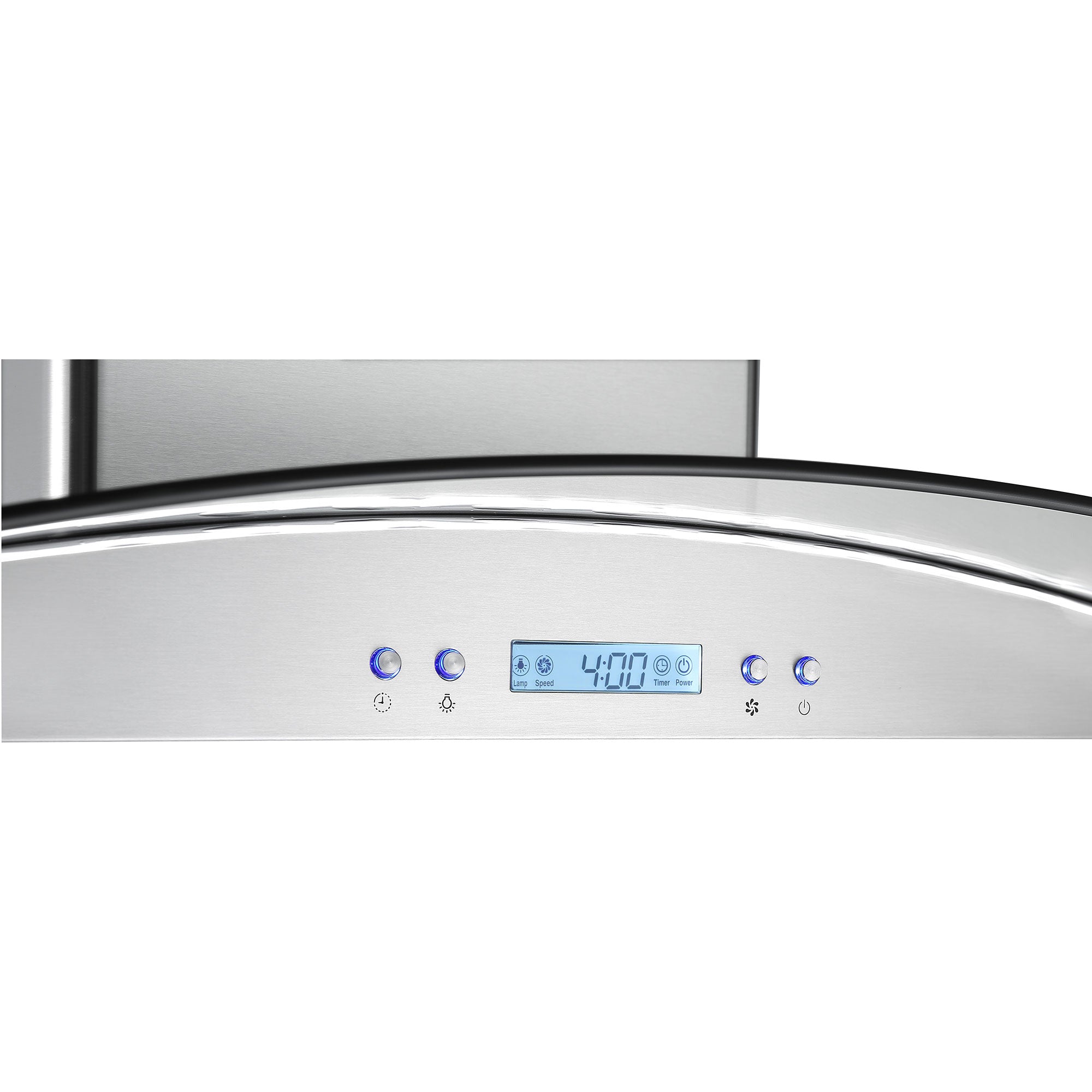 GCHD430 30-Inch Stainless Steel Glass Canopy Range Hood - Powerful Kitchen Ventilation for Smoke & Odor Removal - Perfect for Modern Homes & Restaurants