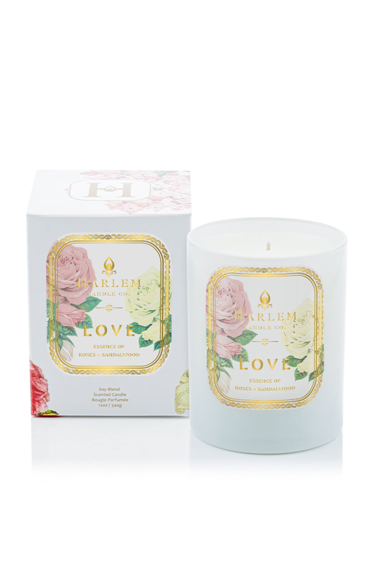 Harlem Candle Company - Premium Luxury Scented Candles for Home, Romantic Gifts & Relaxation | Vanilla, Amber & Sandalwood Fragrance | Perfect for Bedroom, Bath & Meditation Spaces