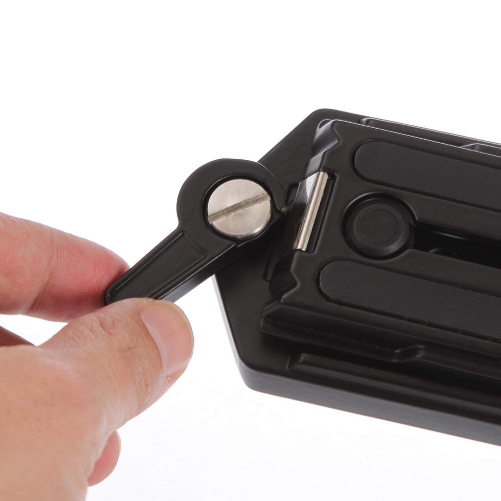 Quick Release QR Plate Adapter for DSLR Camera - Aluminum Alloy QRA-635L with 1/4