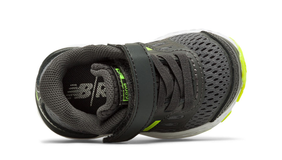 New Balance 680v5 Magnet/Hi Lite Baby & Toddler Sneakers - Lightweight & Comfortable for Boys & Girls - Perfect for Walking, Running & Playtime