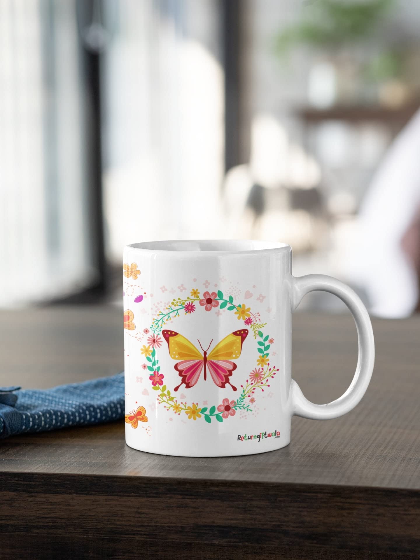 4 in 1 Butterfly Theme Gift Set for Girls - Birthday Party Favors, Return Gifts, Kids Goodie Bags | Cute Butterfly Design Party Supplies for Baby Showers, Easter, Tea Parties & School Events
