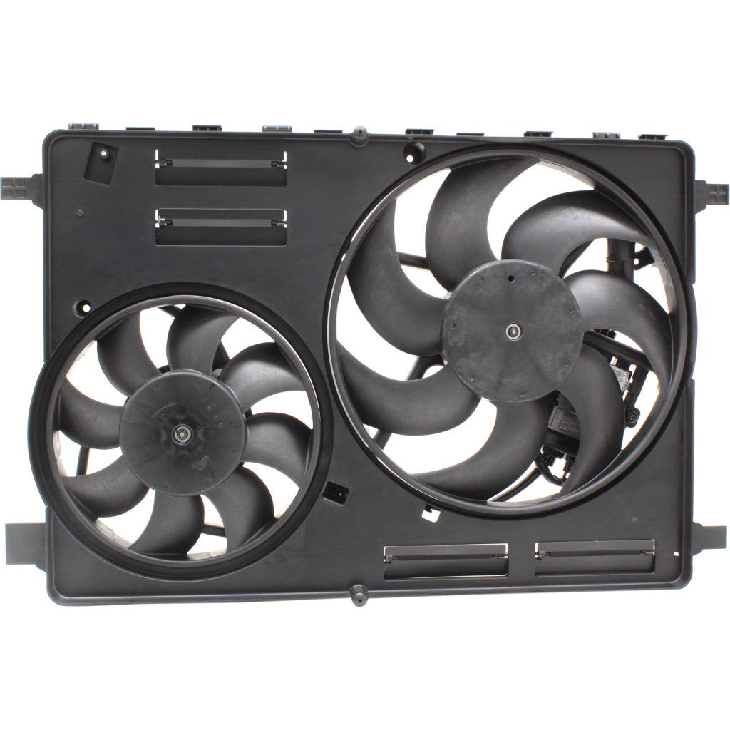 Volvo XC60 Radiator Fan Replacement 2010-2016 - Compatible with 3.0L, 3.2L & 4.4L Engines - OEM Part #VO3115116 & 306686296 - Perfect for Cooling System Repair & Maintenance