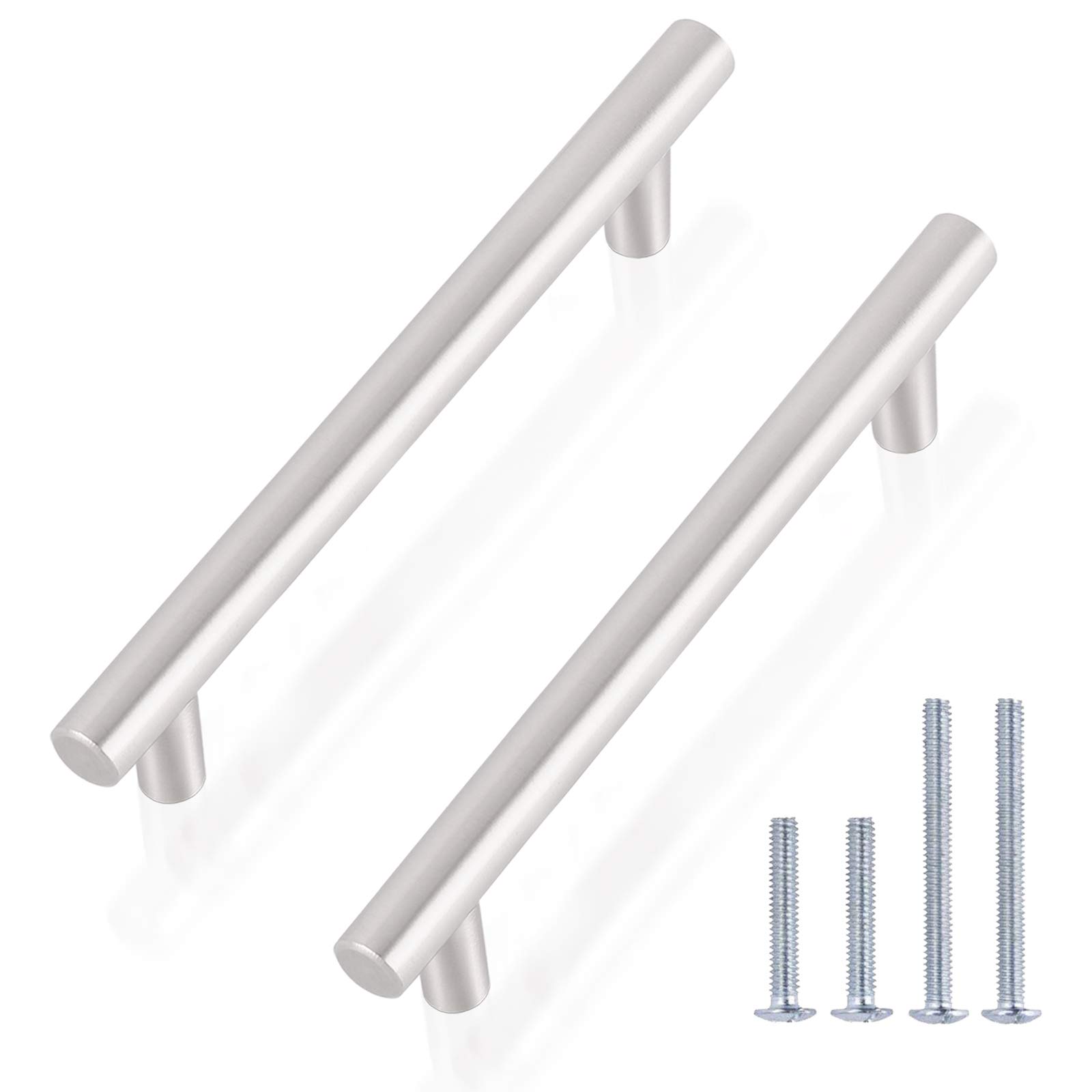 Gobrico 15 Pack Satin Nickel Cabinet Pulls 4