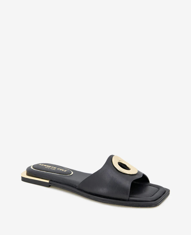 Kenneth Cole Asher Black Women's Loafers - Comfortable Slip-On Shoes for Work, Office & Casual Wear