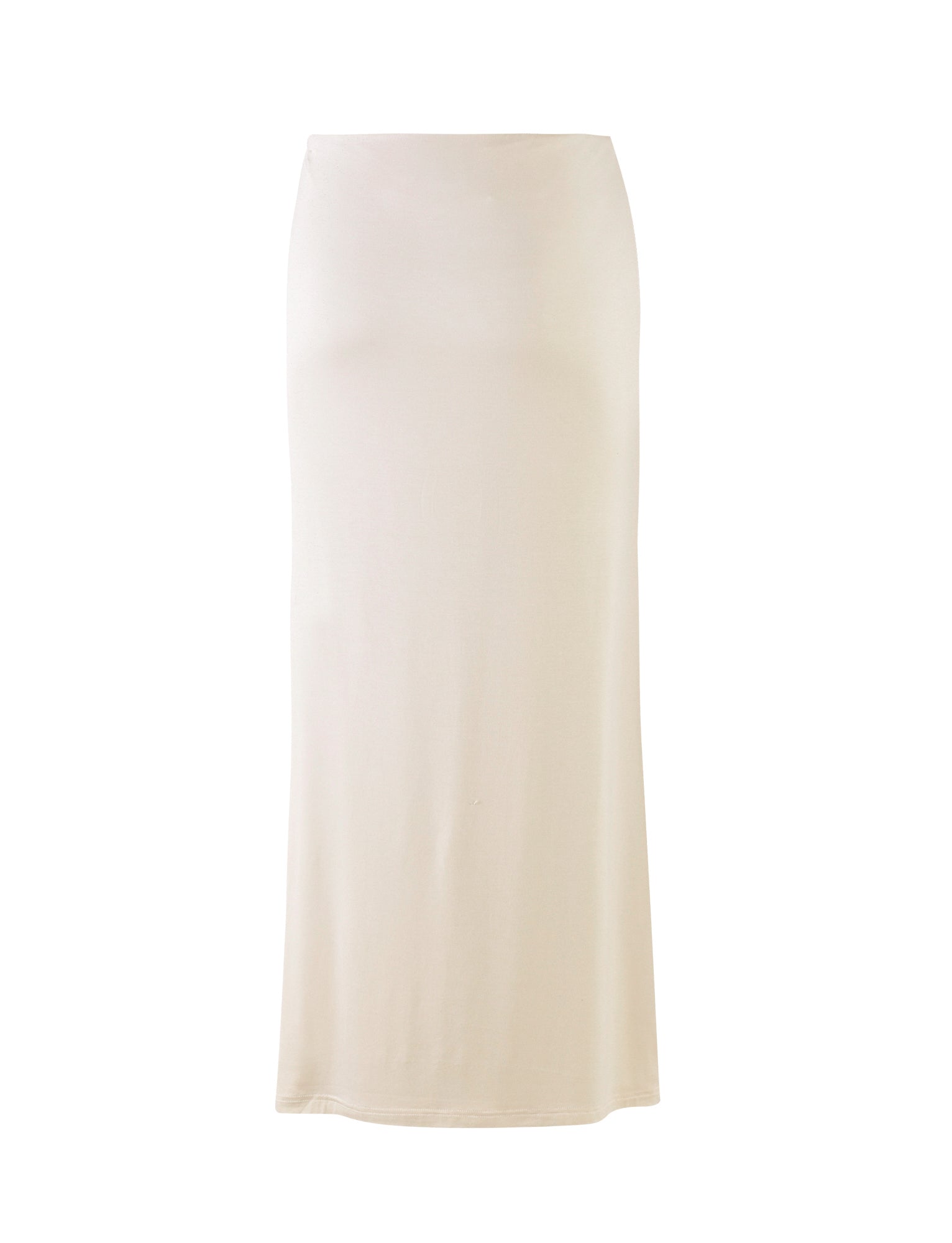 KAROLINA Jersey Skirt for Women - White, Off White & Ivory - Perfect for Casual Outfits, Office Wear & Summer Dresses
