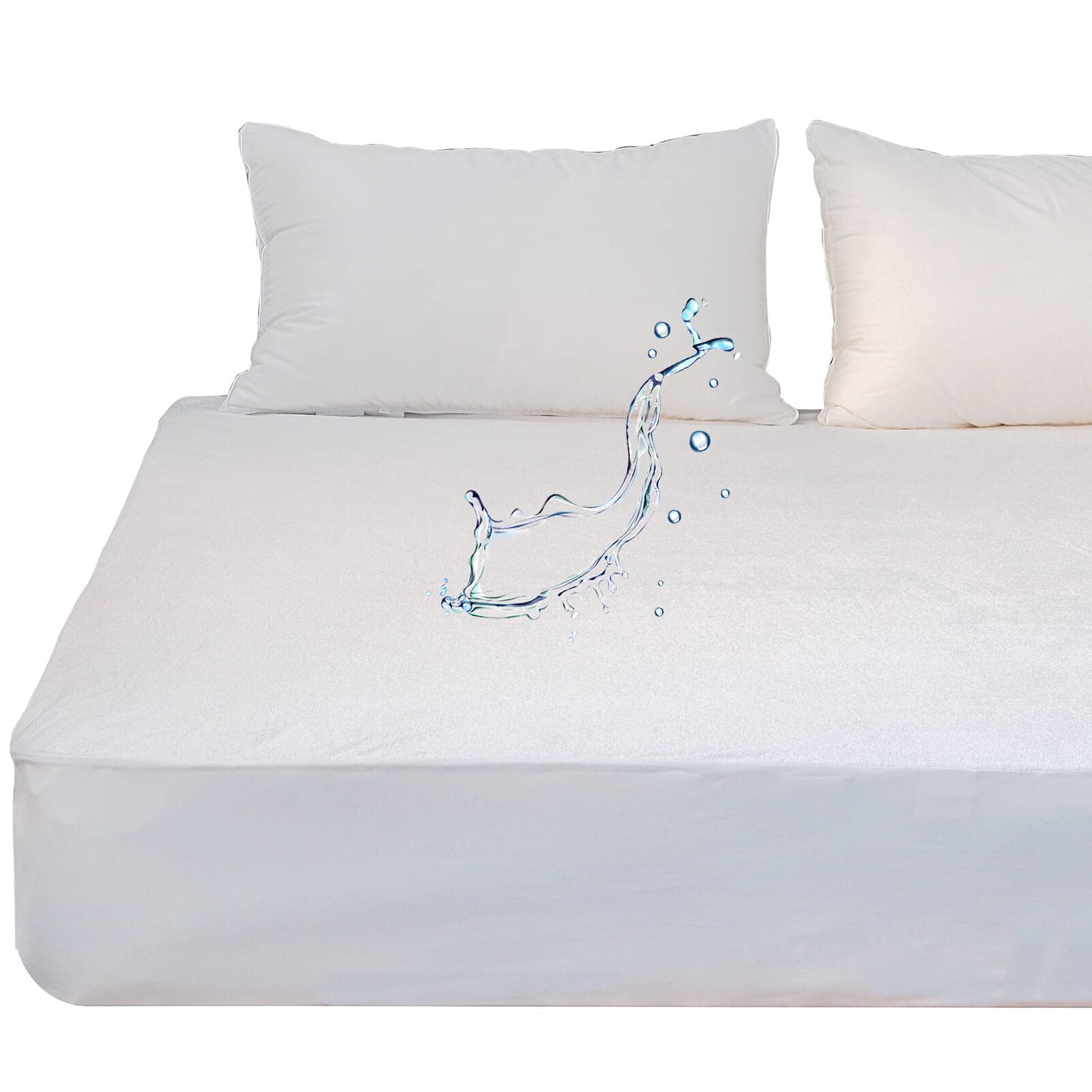 Waterproof RV King Mattress Protector - 72x80 & 70x80 Narrow King Size, Soft Terry Fabric, Quiet & Breathable - Perfect for Campers, Travel Trailers & Mobile Homes