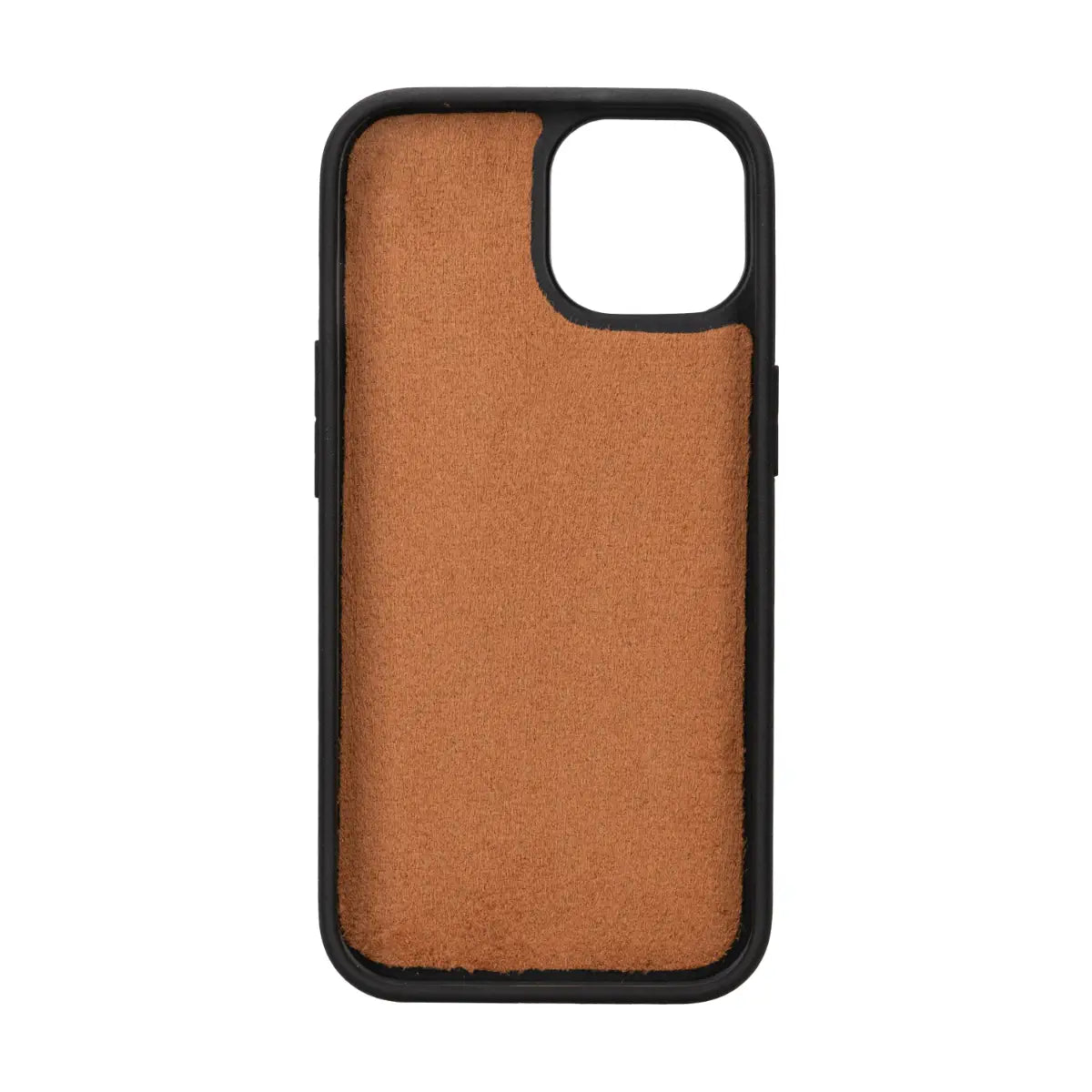 Premium Burnished Tan Leather Wallet Case for iPhone 15 - Slim RFID Blocking Phone Cover with Card Slots | Perfect for Everyday Use, Travel & Business Meetings