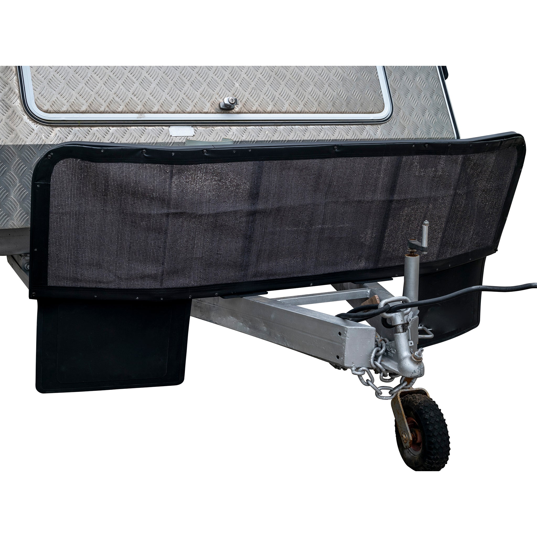 Caravan Stone Guard - Heavy Duty Rock Shield for RV & Travel Trailers - Protect Your Vehicle from Road Debris & Damage