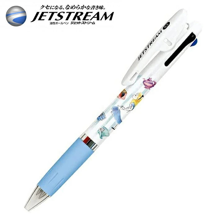Alice in Wonderland Jetstream 3-Color Ballpoint Pen - Smooth Writing for School, Office & Gift Giving