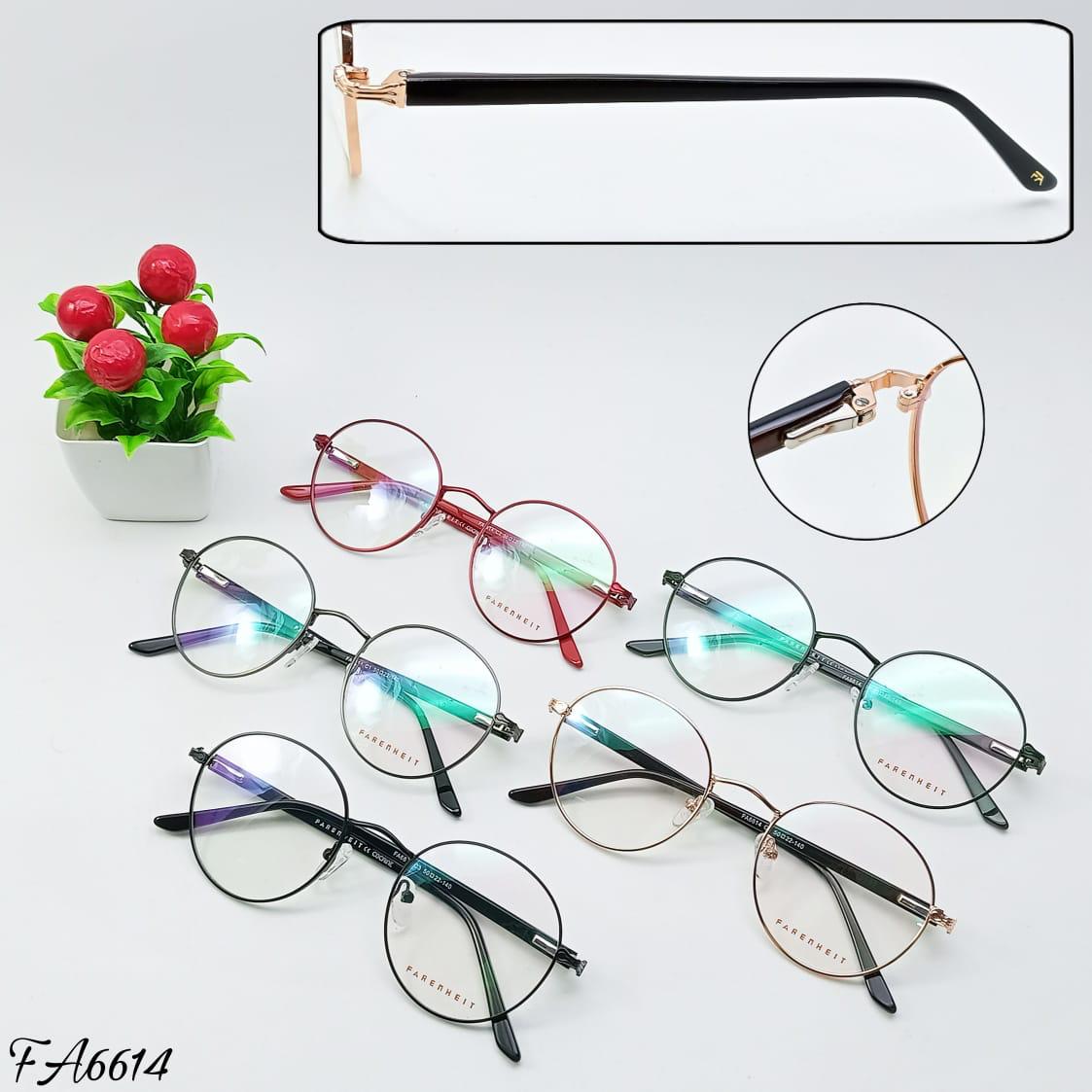 Round Metal Full Frame Eyeglasses - Stylish & Durable Eyewear for Men & Women - Perfect for Reading, Driving, and Everyday Use