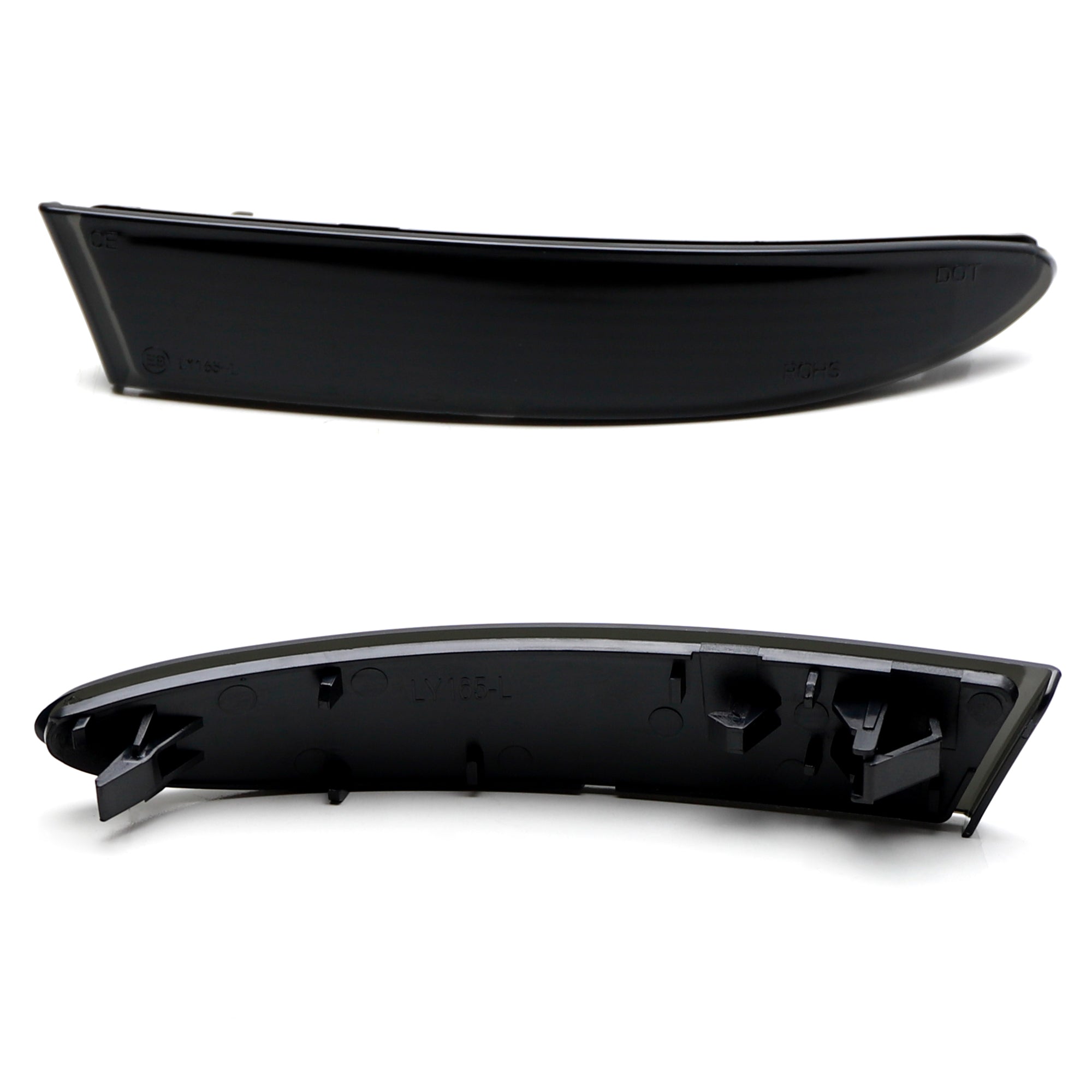 BMW F25 X3 2011-2017 Smoked Rear Bumper Reflector Lens Replacement - Euro Dark Style for Enhanced Visibility & Safety | Perfect for Night Driving, Car Customization & Vehicle Upgrades