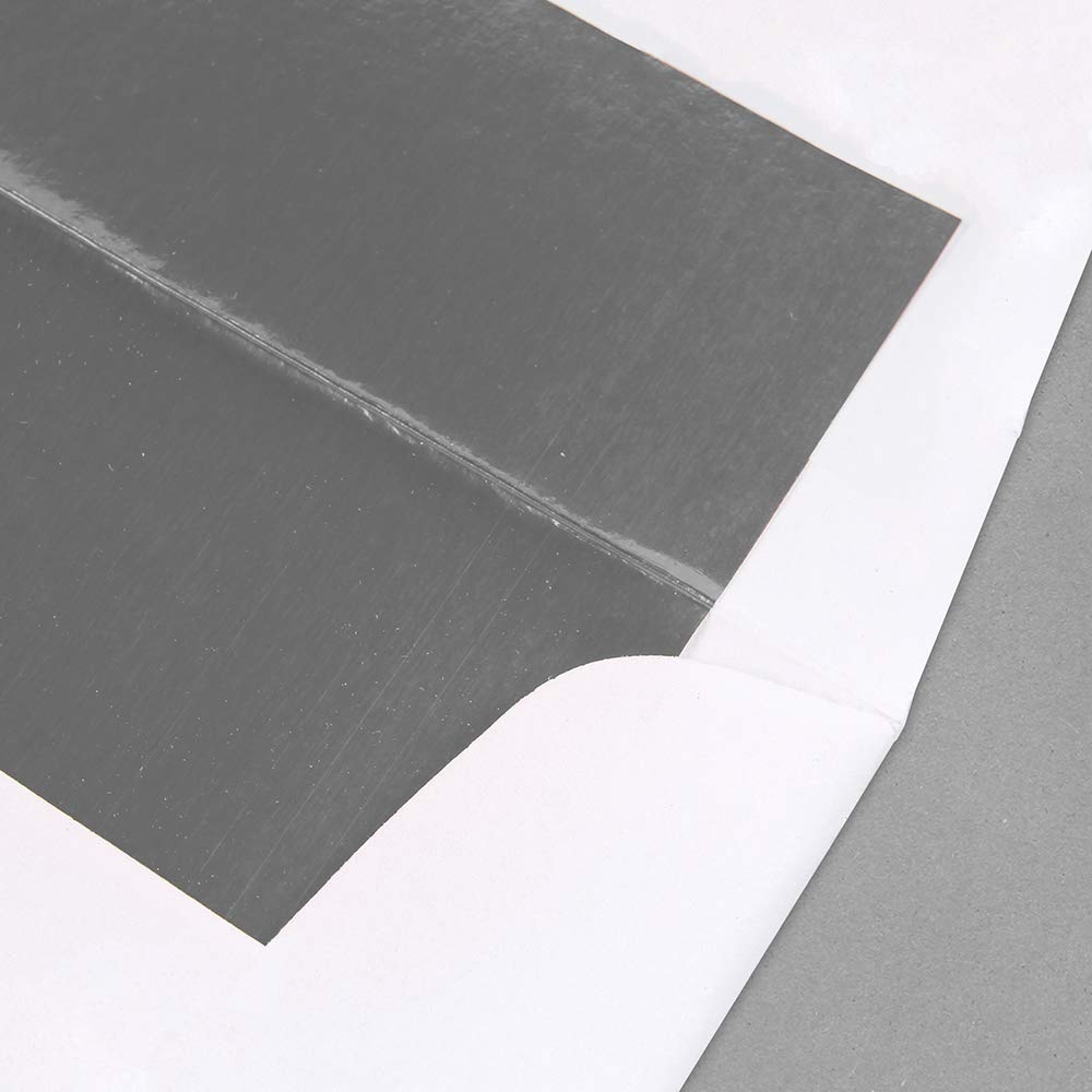 JAM PAPER A10 Silver Foil Lined Invitation Envelopes 6x9.5 Inch - Premium White Wedding & Party Stationery (500 Pack) - Perfect for Formal Events, Greeting Cards & Business Correspondence