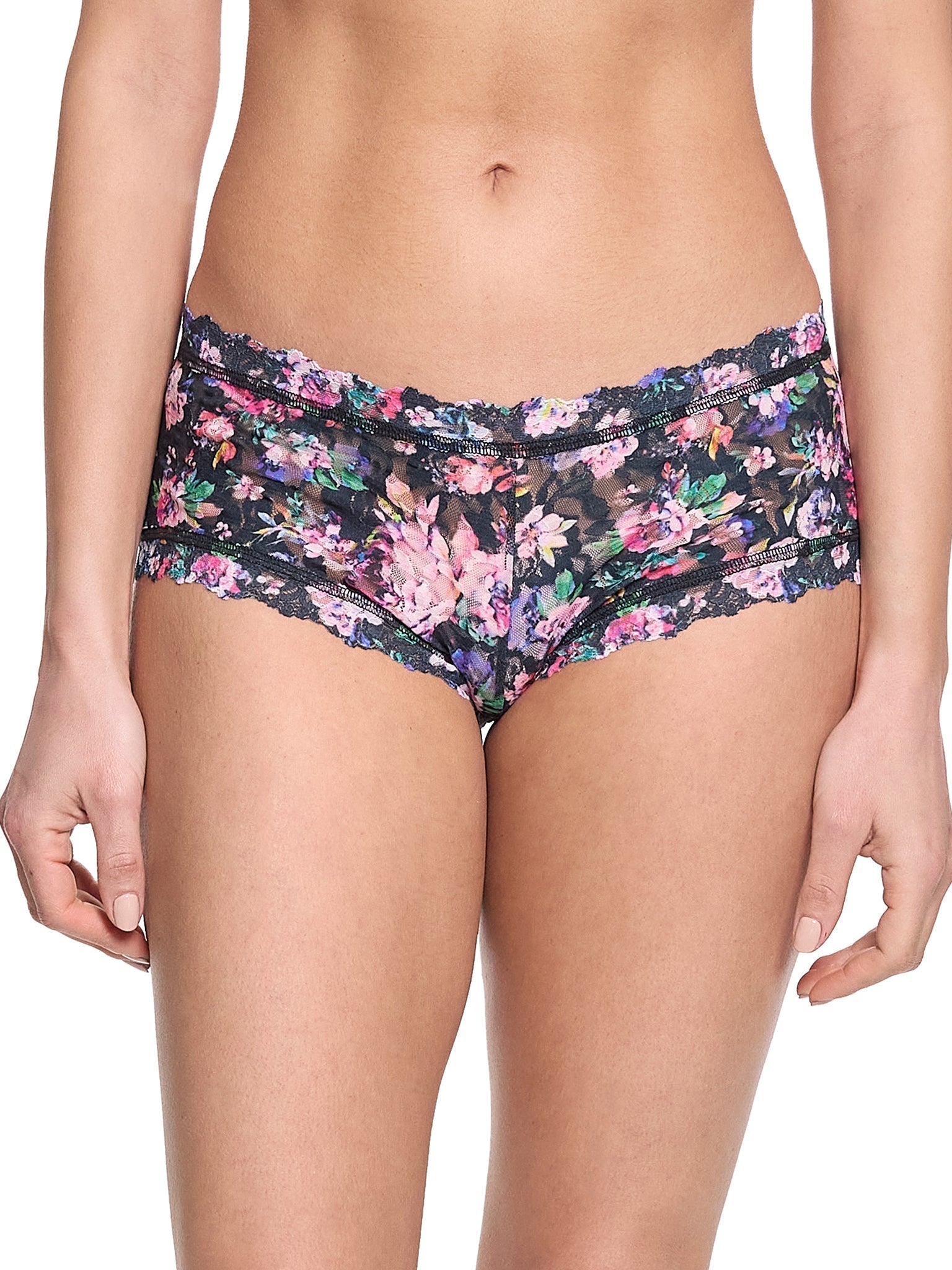 Printed Signature Lace® Boyshorts - Comfortable Women's Underwear for Everyday Wear | Perfect for Sleep, Lounge & Casual Outfits