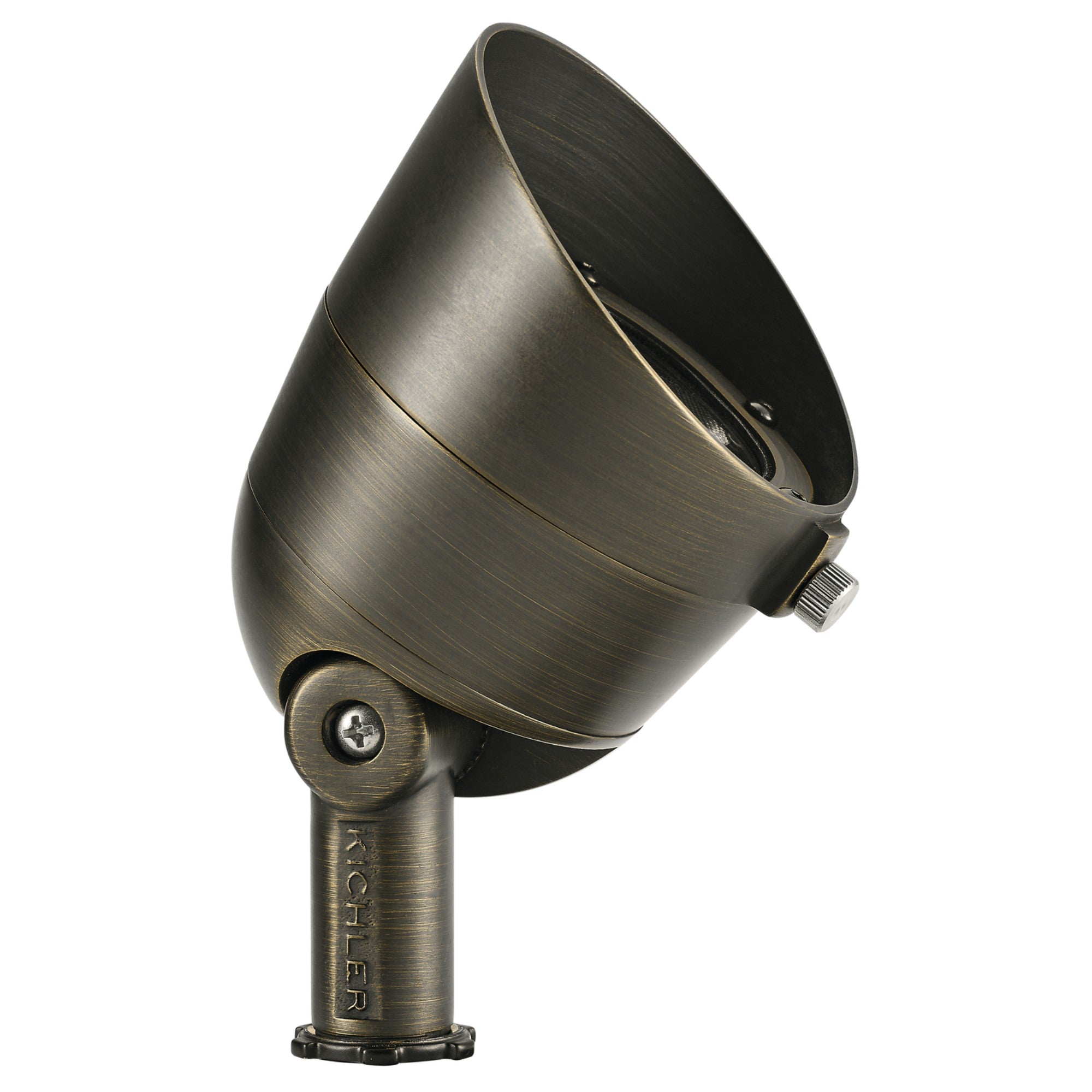 7W LED Flood Light - Brass Centennial Finish, 500 Lumens, 60° Wide Beam Angle, 3000K Warm White - Perfect for Outdoor Landscape, Garden, and Patio Lighting