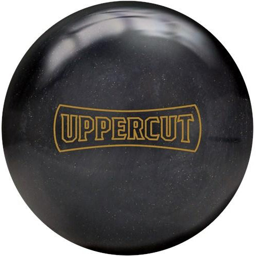 Brunswick Uppercut Black/Gold Sparkle Bowling Ball - Professional Performance for Strikes & Spares | Perfect for League Play & Tournament Competition