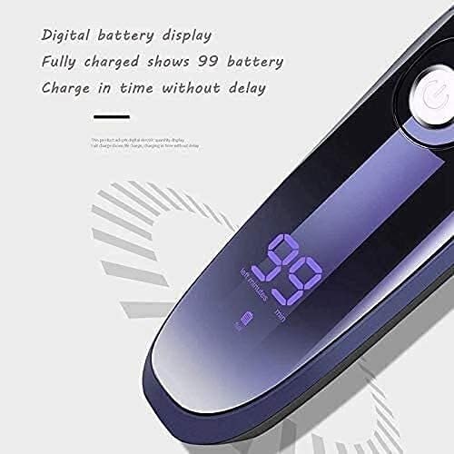 Premium 4D Rotary Electric Shaver for Men - Rechargeable Cordless Beard Trimmer with Pop-up Trimmer, Waterproof Wet/Dry Shaving - Perfect for Travel, Home & Gym Use
