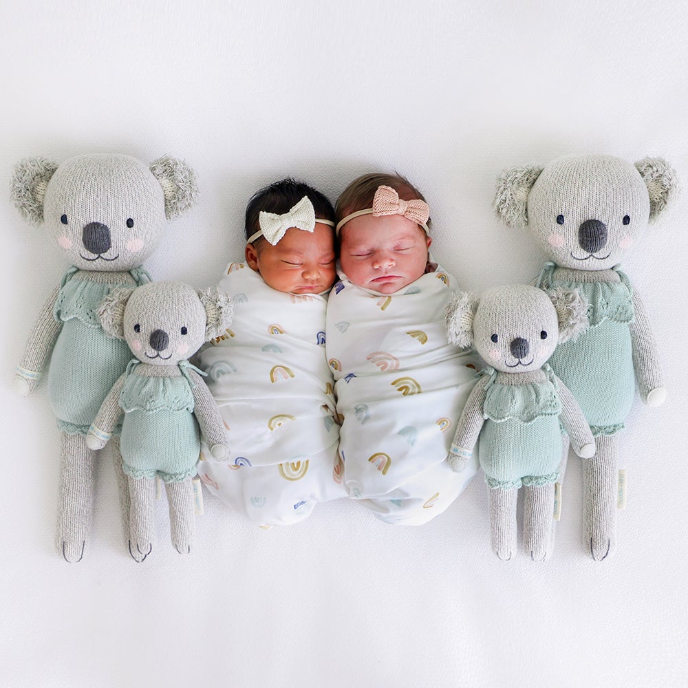 Claire the Koala Plush Toy - Soft Mint Green Stuffed Animal for Kids | Perfect for Cuddling, Nursery Decor & Gift Giving