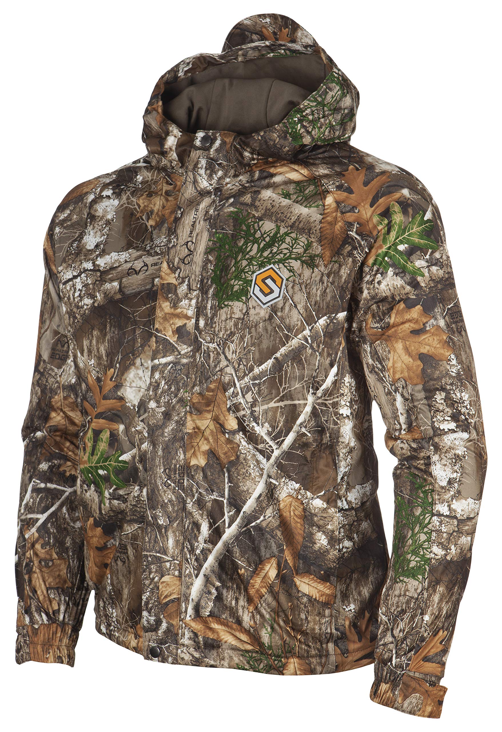 ScentLok Vapour Midweight Waterproof Camo Hunting Jacket for Men - Windproof & Odor Control Technology - Ideal for Deer Hunting, Turkey Hunting & Outdoor Adventures