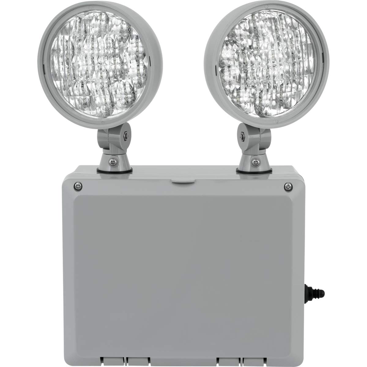Progress Commercial PE2WL-82 LED Emergency Light with Battery Backup, Grey - Ideal for Offices, Warehouses, and Commercial Buildings During Power Outages