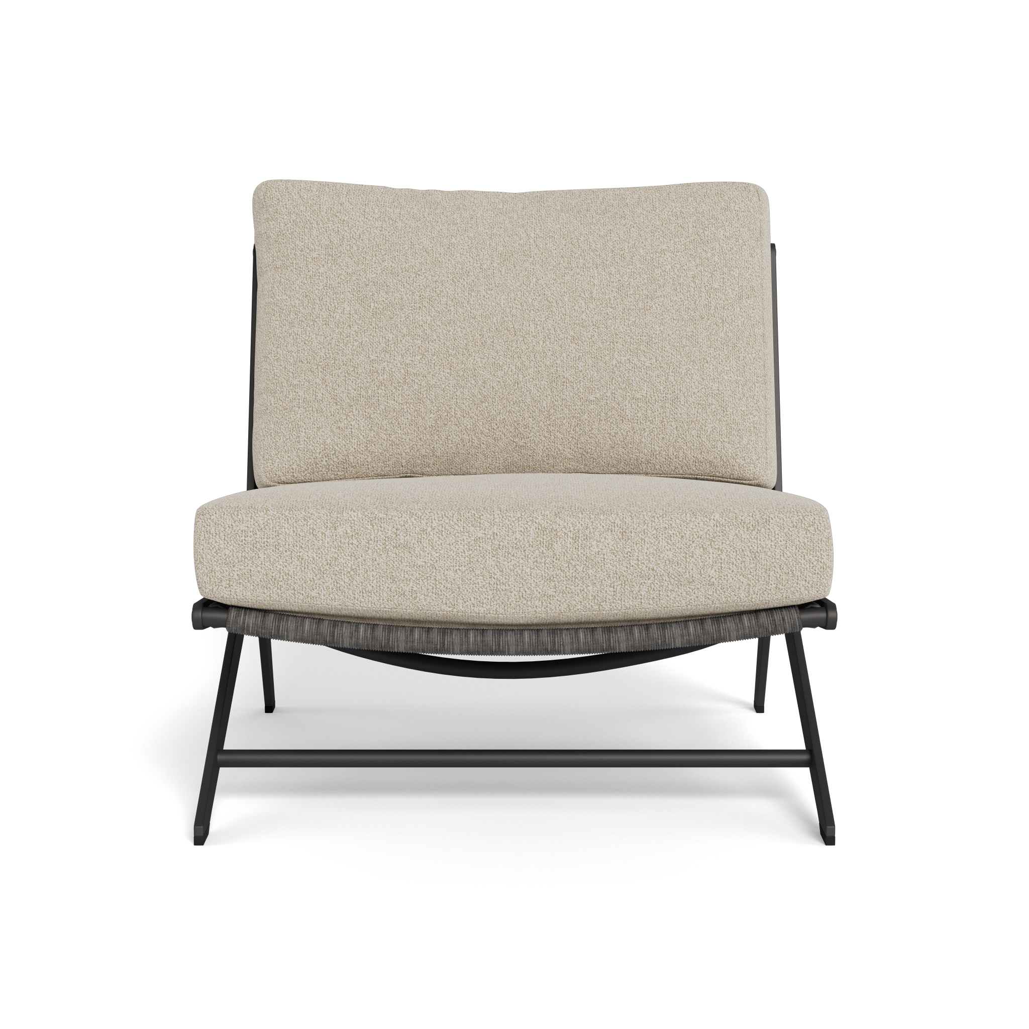 Loop Easy Chair - Modern Ergonomic Lounge Chair for Living Room, Bedroom & Office - Comfortable Reading & Relaxation Chair with Sturdy Metal Frame