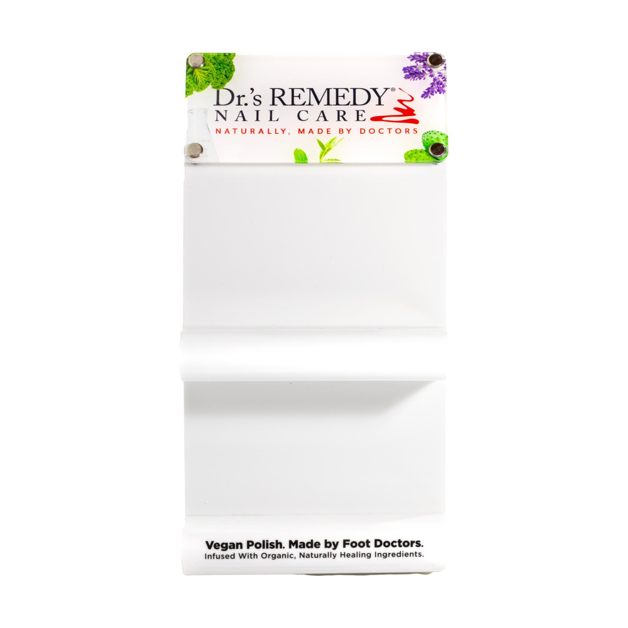 Dr.'s Remedy Spa Countertop Display - Premium Nail Care & Polish Organizer for Salons, Spas & Home Use - Perfect for Manicure & Pedicure Stations