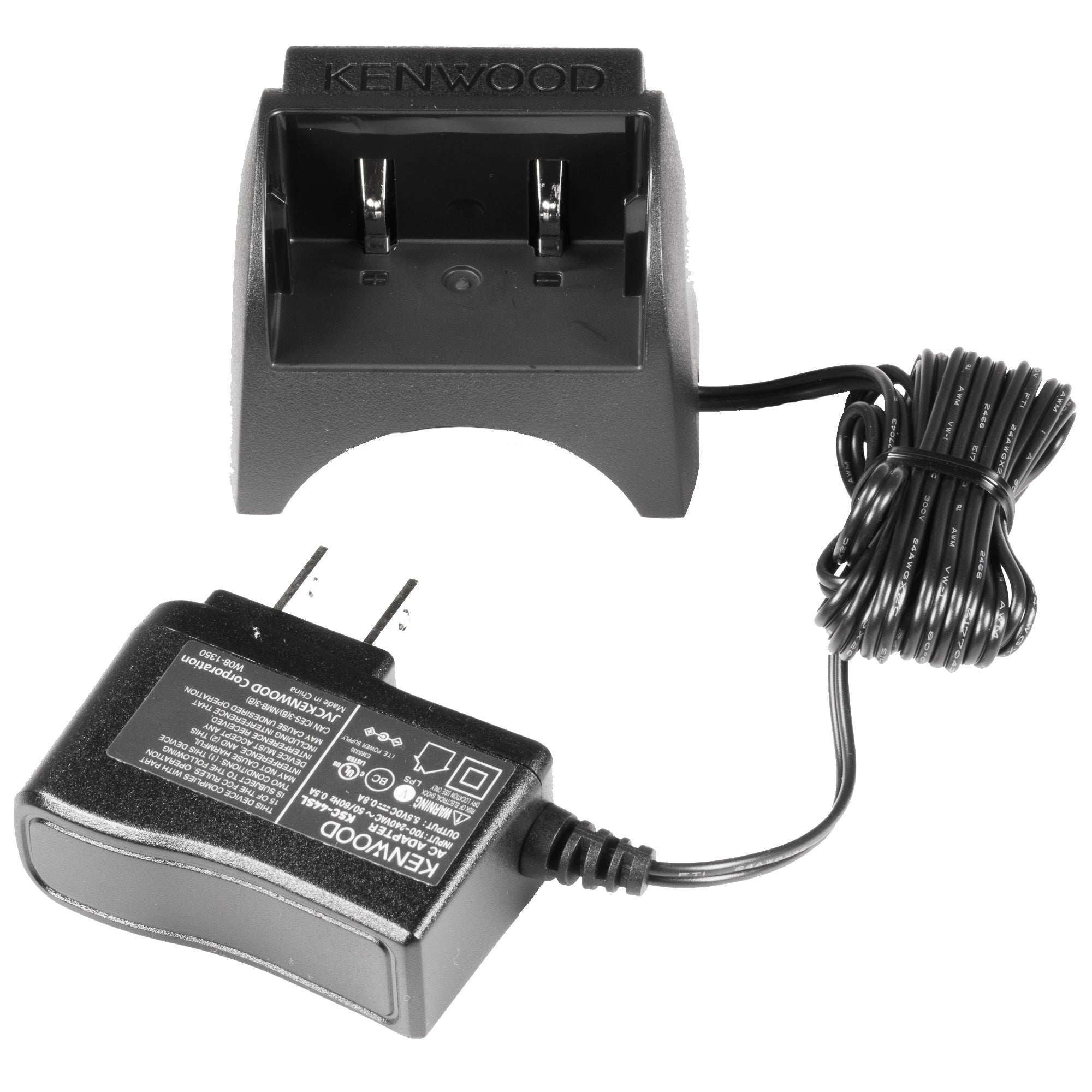 Kenwood KSC 44 Fast Charger - Compatible with Kenwood Radios | Portable & Durable Charging Solution for Two-Way Radios | Perfect for Outdoor Adventures, Construction Sites & Emergency Preparedness