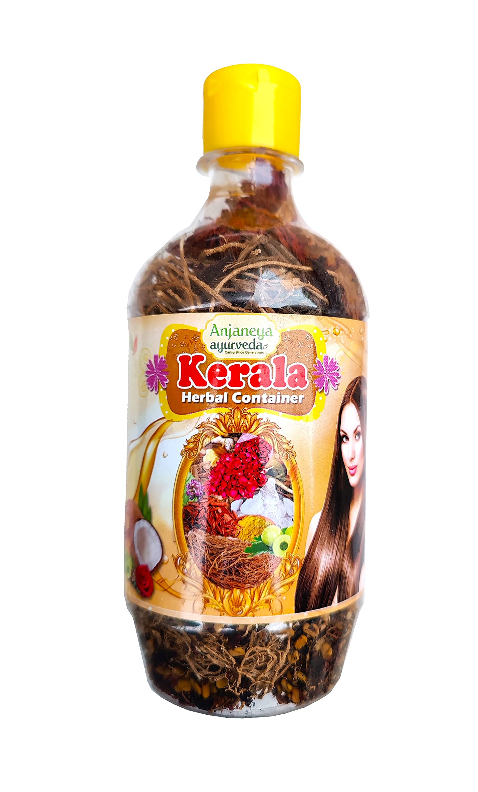 SSKR Ayurvedic Herbal Hair Oil Mix with Vital Herbs - DIY Natural Hair Growth Treatment for Strong, Shiny, Dark Hair - Perfect for Daily Scalp Massage & Hair Care Routine