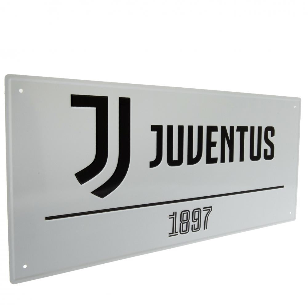 Juventus FC Street Sign - Officially Licensed Juventus Football Club Wall Decor for Fans - Perfect for Home, Office, or Game Room Decor