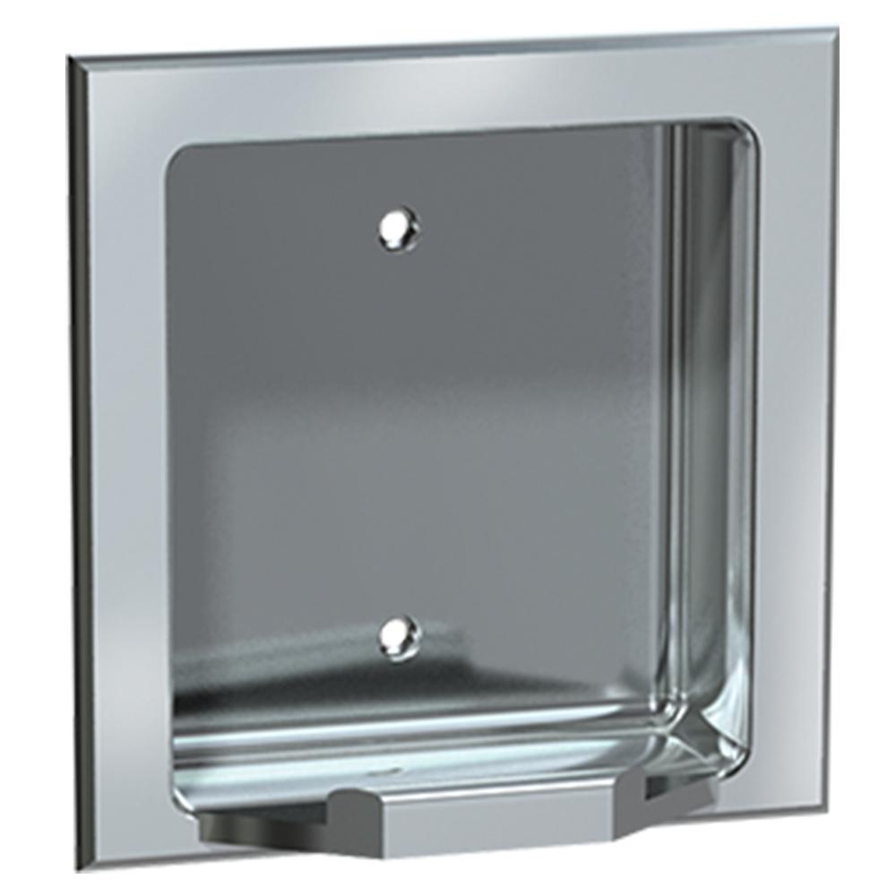 Stainless Steel Soap Dish with Wet Wall Lugs - Recessed Bathroom Soap Holder for Shower, Sink & Countertop - ASI