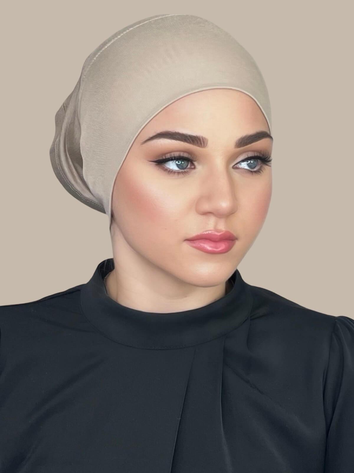 Premium Jersey Underscarf Vanilla - Soft Muslim Hijab Liner for Women - Perfect for Daily Wear, Prayer & Modest Fashion
