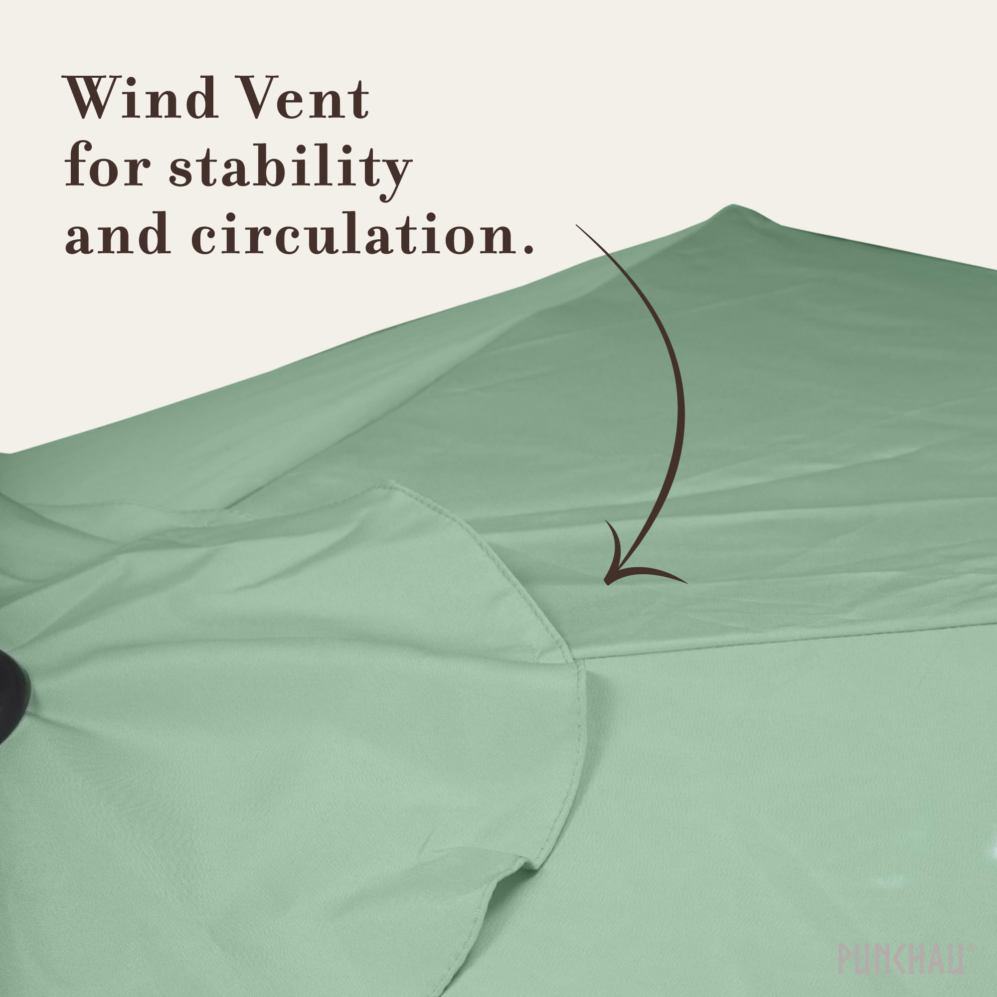 6 Ft Outdoor Patio Umbrella with Easy Crank Open/Close & Push Button Tilt - Durable Market Umbrella for Poolside, Backyard, Garden, and Beach Use