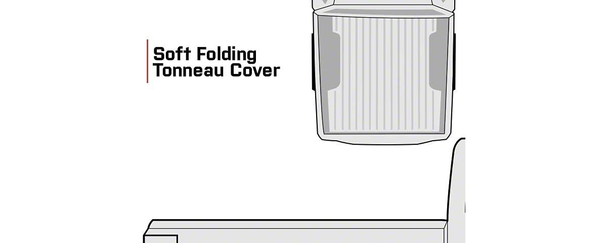 Proven Ground Soft Tri-Fold Tonneau Cover for Dodge RAM 1500 (5.7ft Bed, 2019-2020 Models) | Weatherproof Truck Bed Protection | Perfect for Camping, Hauling & Outdoor Adventures