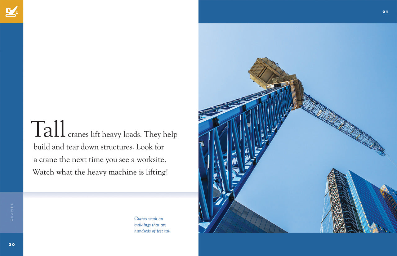Cranes 978-1-60818-888-8 - Heavy Duty Construction Equipment for Building and Industrial Projects