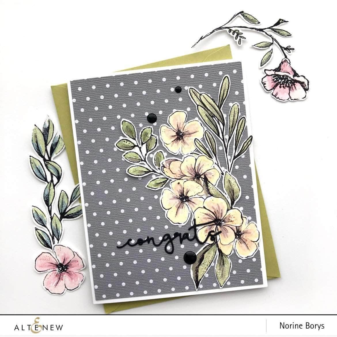 Swiss Dots Rubber Stamp Set for Scrapbooking, Card Making & DIY Crafts - Vintage Style Dot Pattern Stamps for Paper Crafting