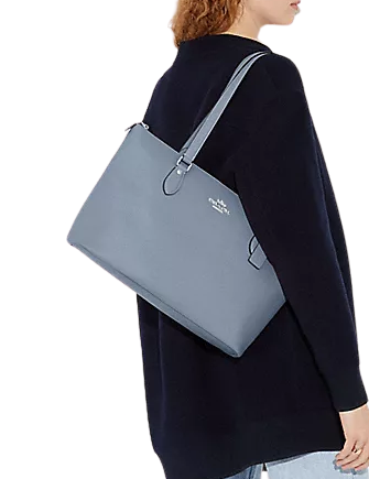 Coach Gallery Tote Bag for Women - Genuine Leather Designer Handbag with Shoulder Strap - Perfect for Work, Travel & Everyday Use