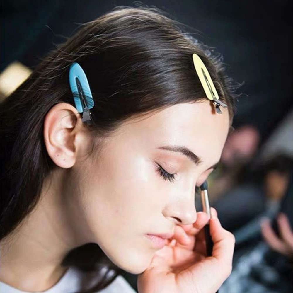Kofati 8 Pcs No Bend Hair Clips for Styling & Makeup - Non-Slip No Crease Hair Clips for Women & Salon Use - Perfect for Hairdressing, Curling, Coloring & Beauty Application