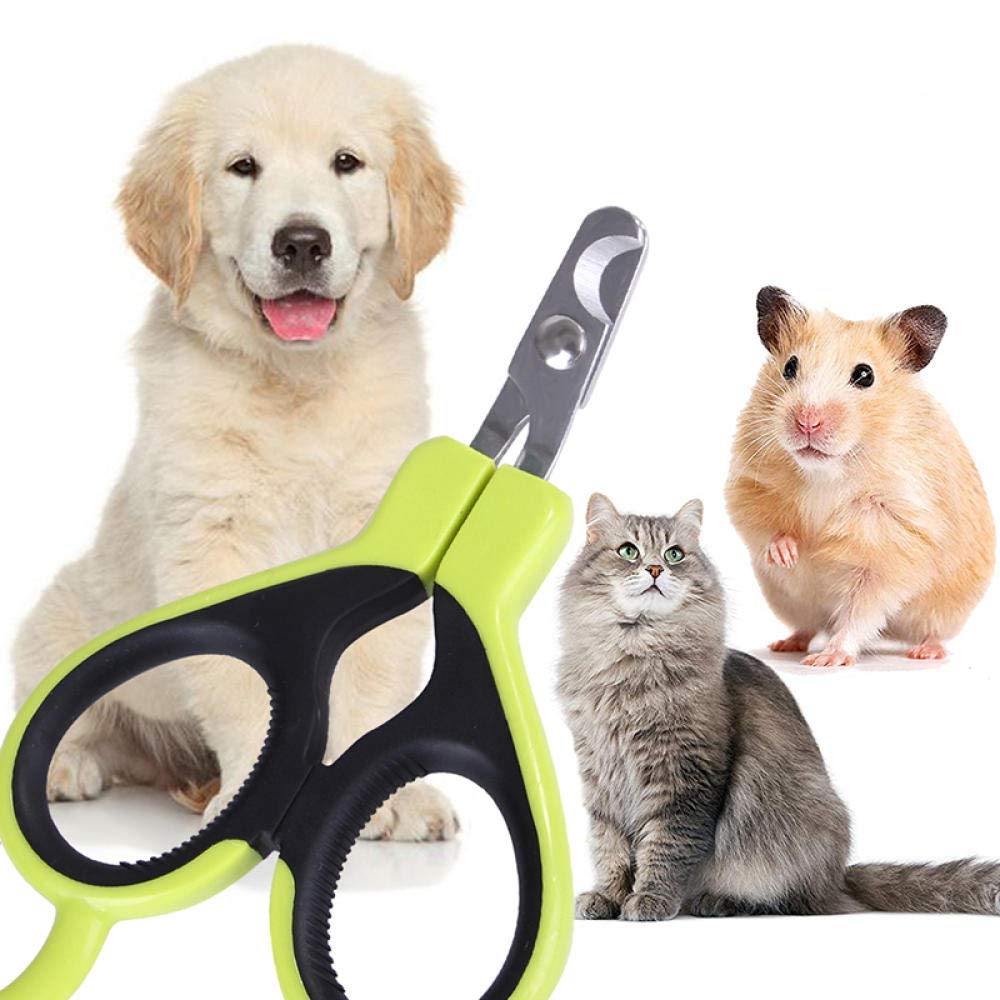 Premium Stainless Steel Pet Nail Clippers - 2 Pack Pink Cat & Dog Nail Trimmer with Safety Guard | Gentle Grooming Scissors for Safe Nail Cutting at Home | Perfect for Small to Medium Pets