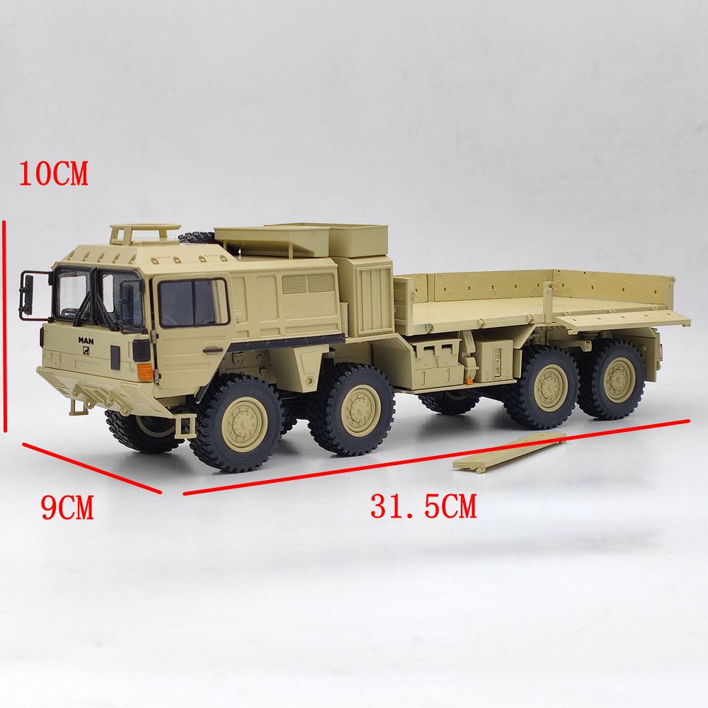 1/32 Scale MAN SX Extreme Mobility Truck Diecast Model Car - Yellow Collectible Toy for Adults & Kids | Perfect for Display, Gifts & Diecast Collections