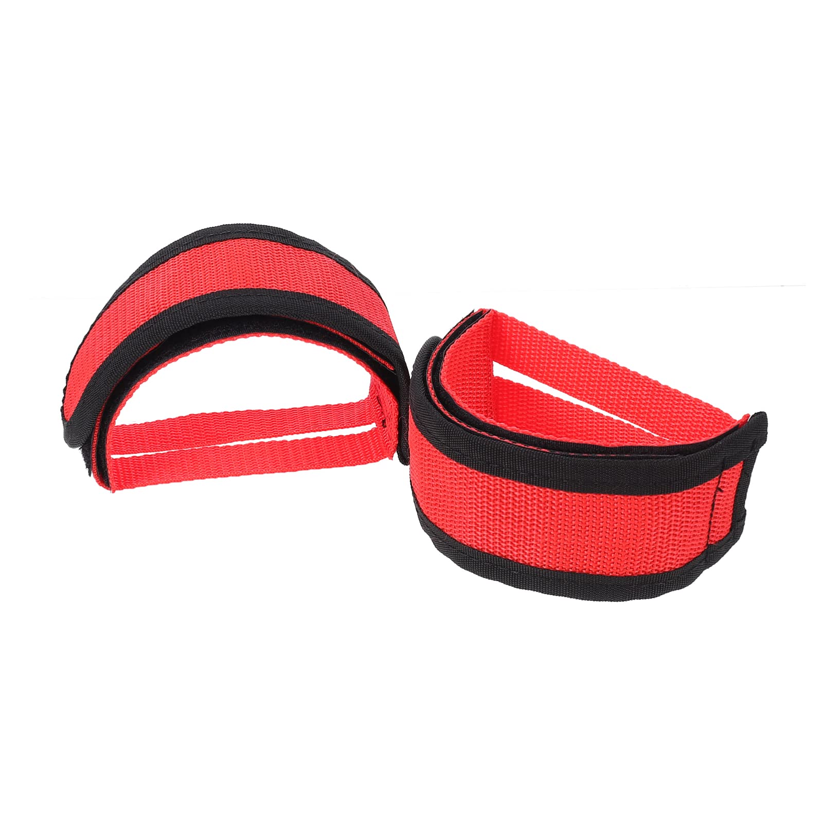 **iFundom Universal Bike Pedal Straps - 1 Pair Non-Slip Cycling Foot Restraints, Adjustable Toe Clips for Fixed Gear & Road Bikes (Black) - Perfect for Commuting, Training & Urban Cycling**
