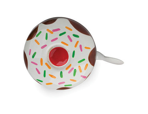 Kikkerland Cupcake Ring Bike Bell - Cute & Fun Bicycle Accessory for Kids & Adults - Perfect for Commuting, Cycling & Outdoor Adventures