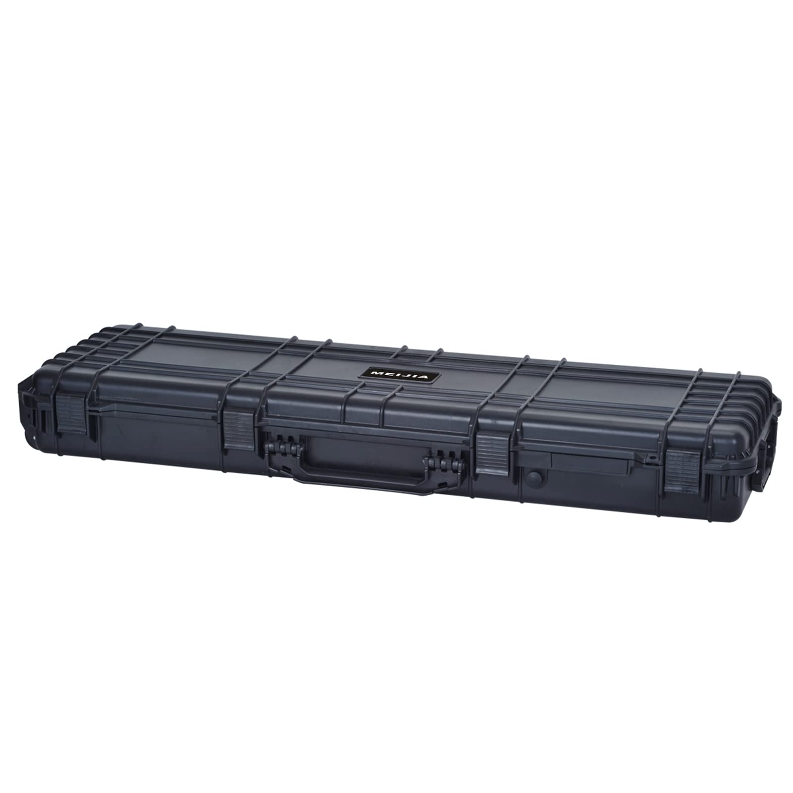 MEIJIA Waterproof Rolling Rifle Case with Wheels & Foam - for Guns, Shotguns, Airsoft - Outdoor & Range Use