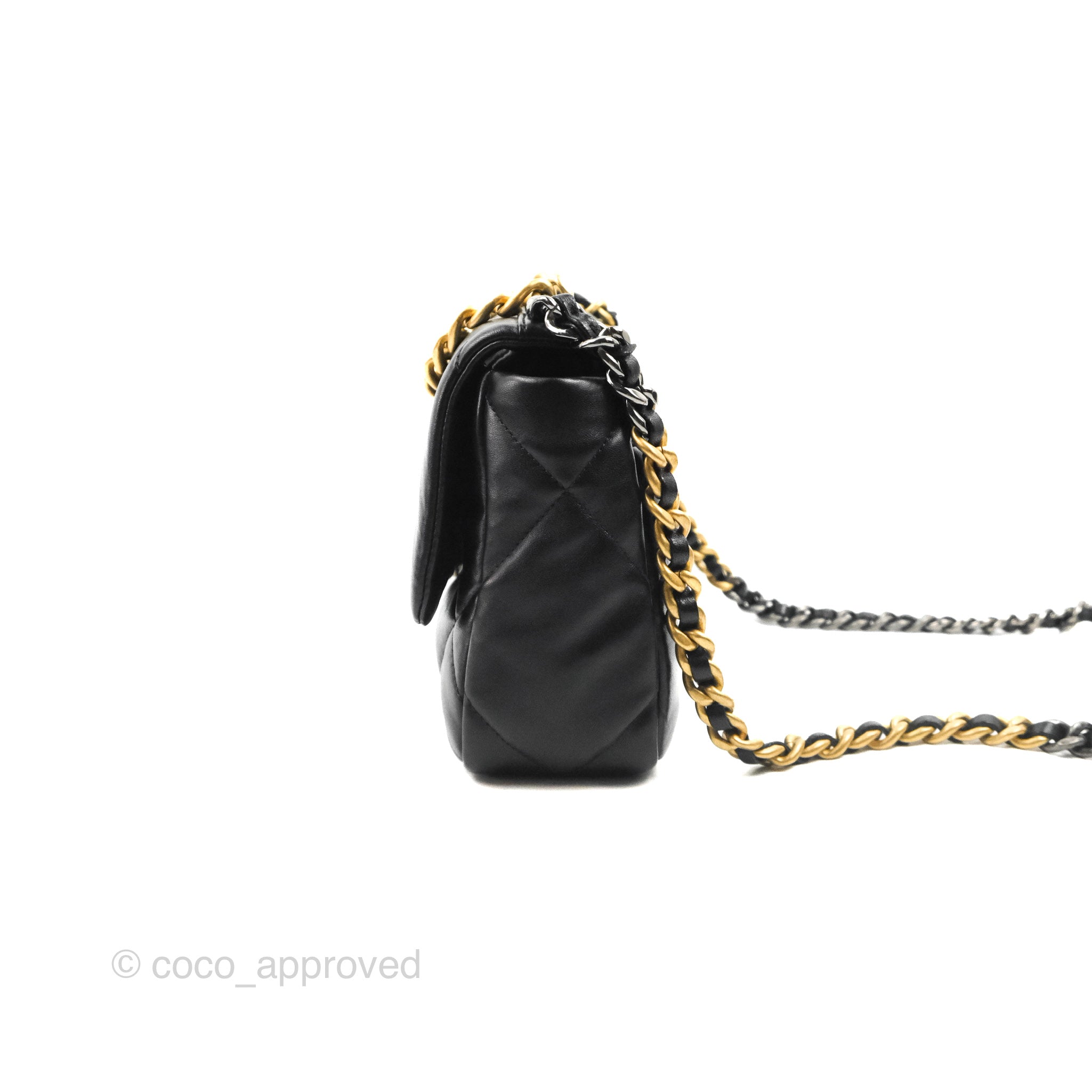 Chanel 19 Small Handbag Black Mixed Hardware - Luxury Designer Crossbody Bag for Women, Perfect for Date Night & Evening Events