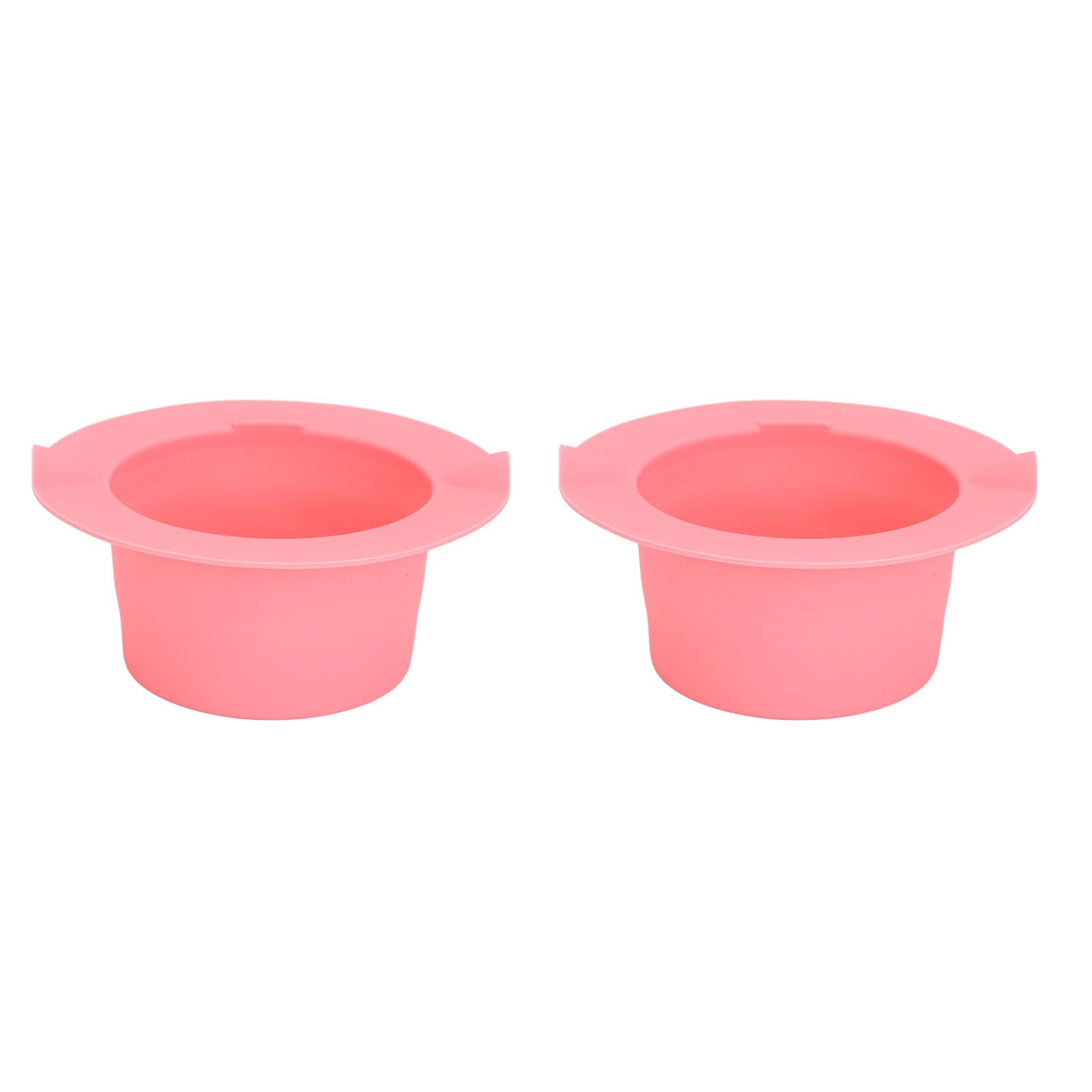 2pcs 400ML Silicone Wax Warmer Liner Bowl - Non Stick Wax Melting Pot for Wax Heating, Reusable Wax Warmer Replacement - Perfect for DIY Hair Removal, Candle Making & Beauty Salon Use
